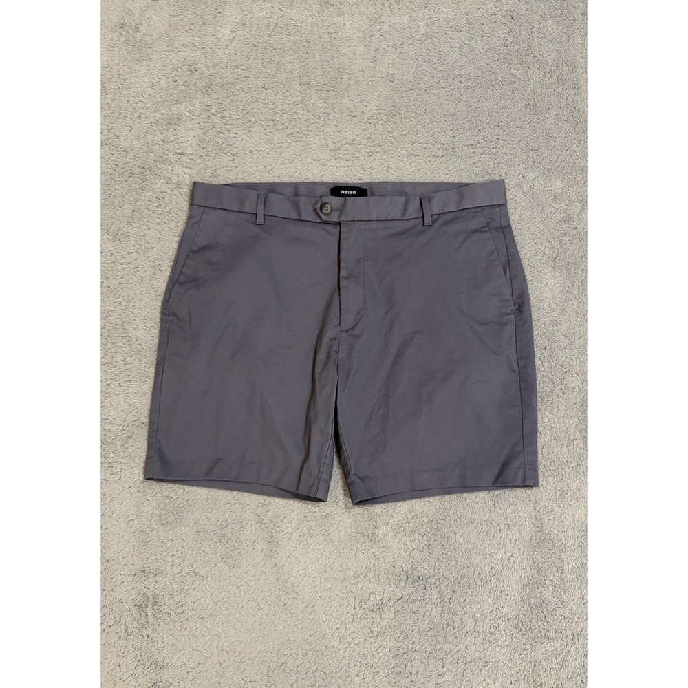 REISS Men's 36 7' Inseam Wicket Cotton Chino Shorts with Stretch Casual Bermuda